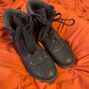 Pop Black Ankle Boots